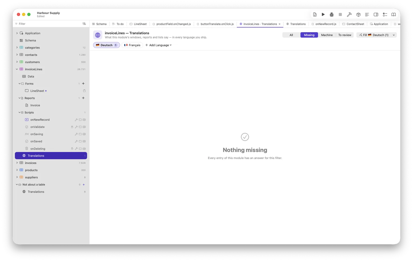 A module with every entry translated and nothing left to do